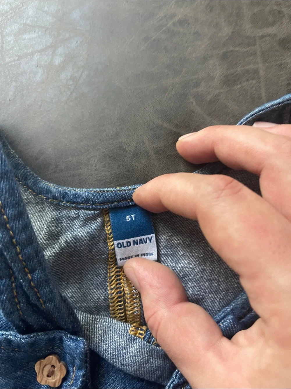 Old Navy Blue Denim Jumper for Kids